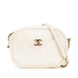 Chanel Small Quilted Goatskin Casual Trip Camera Bag