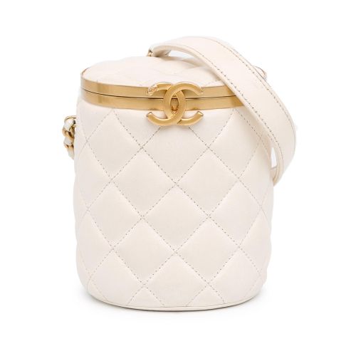 Chanel Small Quilted Lambskin Crown Box Bag