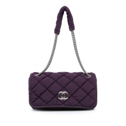 Chanel Small Quilted Nylon Bubble Flap