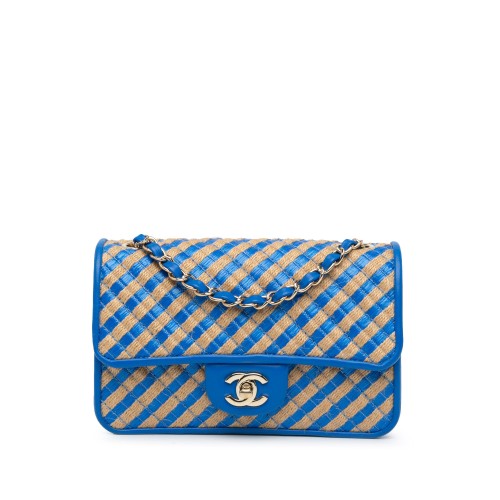 Chanel Small Raffia and Jute Urban Jungle Single Flap