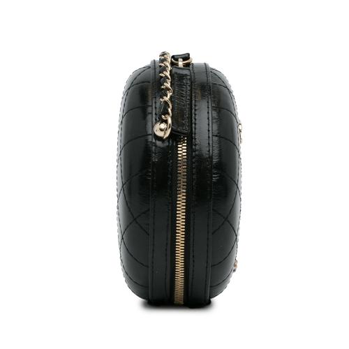 Chanel Stitched Calfskin Round Crossbody