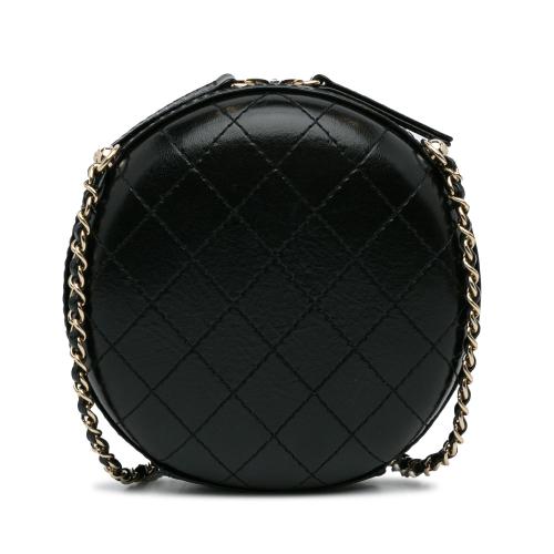 Chanel Stitched Calfskin Round Crossbody