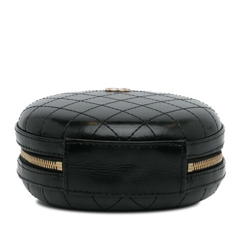 Chanel Stitched Calfskin Round Crossbody