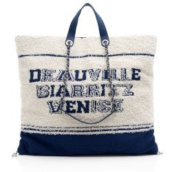 Chanel Terry Cloth Deauville BIarritz Tote