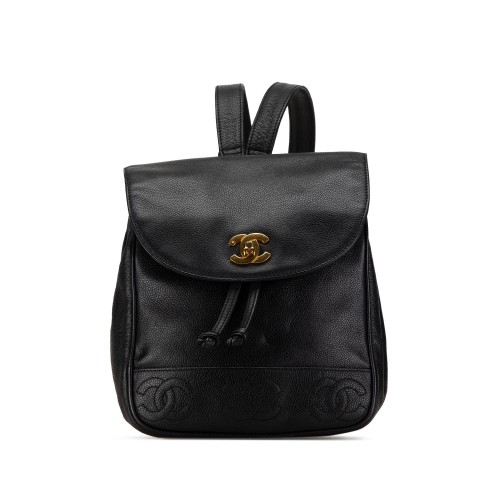 Chanel Triple CC Caviar Backpack