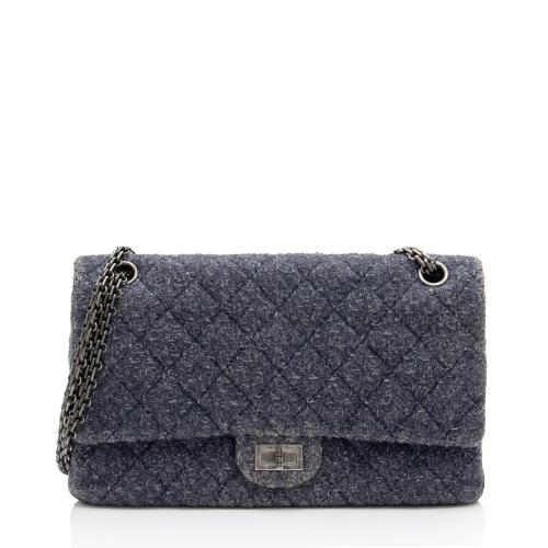 Chanel Tweed 2.55 Reissue 226 Double Flap Bag