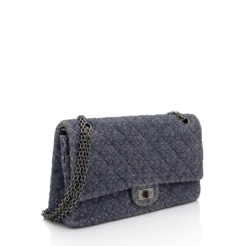 Chanel Tweed 2.55 Reissue 226 Double Flap Bag