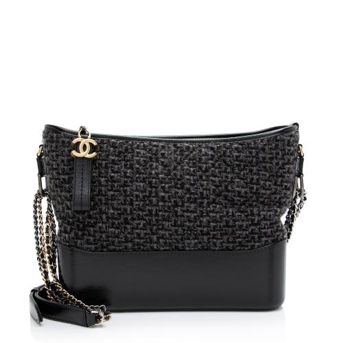 Chanel Tweed Calfskin Gabrielle Medium Hobo