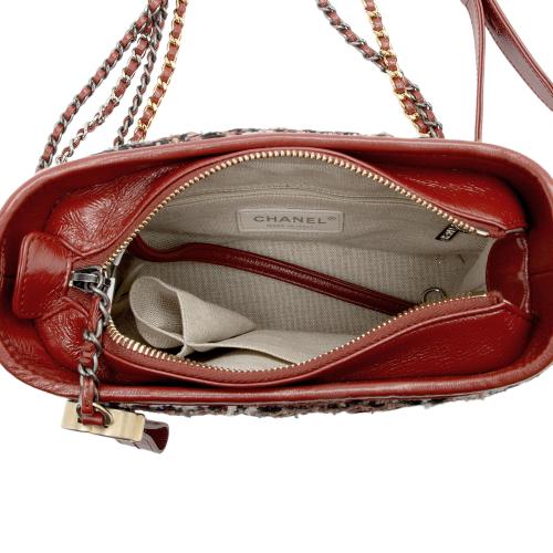 Chanel Tweed Calfskin Gabrielle Small Hobo