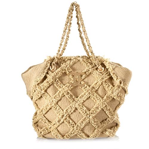 Chanel Tweed Small Tote