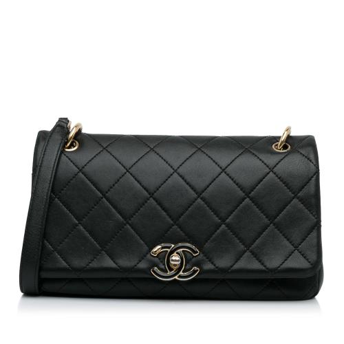 Chanel Twist Chain Enamel CC Flap Bag