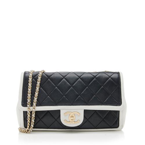 Chanel Two Tone Classic Flap Shoulder Bag - FINAL SALE