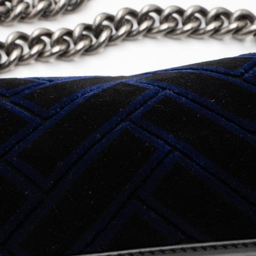 Chanel Velvet Quilted Old Medium Boy Bag