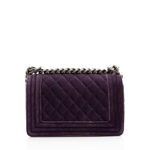 Chanel Velvet Small Boy Bag