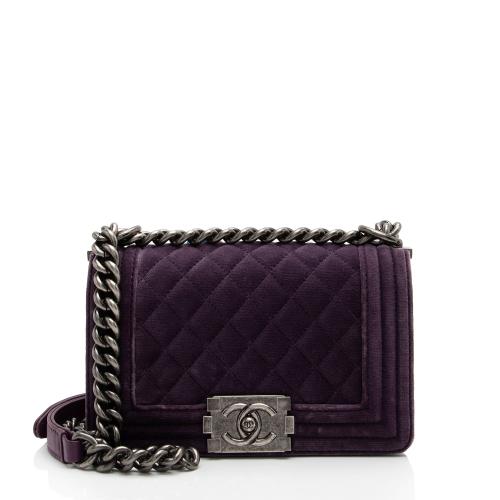 Chanel Velvet Small Boy Bag