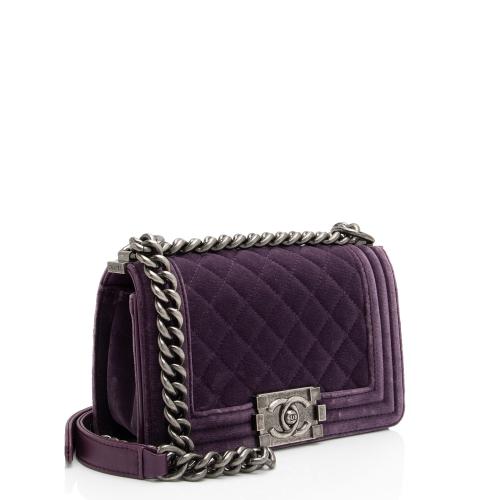 Chanel Velvet Small Boy Bag