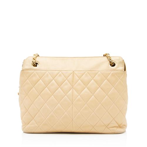 Chanel Vintage Quilted Lambskin Shoulder Bag - FINAL SALE