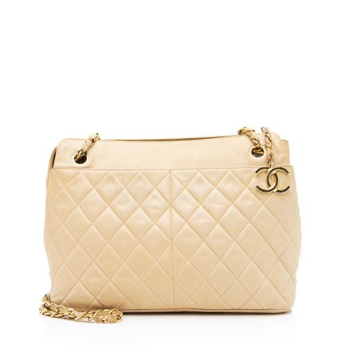 Chanel Vintage Quilted Lambskin Shoulder Bag - FINAL SALE