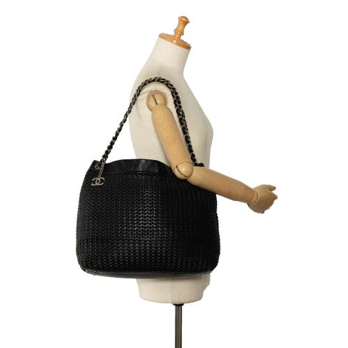 Chanel Woven Caviar Leather Tote