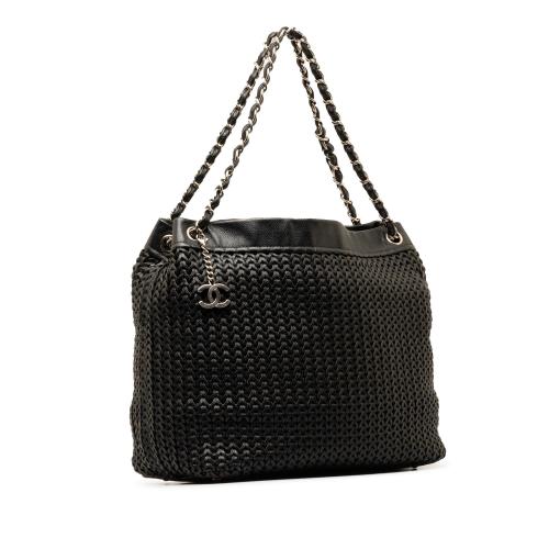 Chanel Woven Caviar Leather Tote