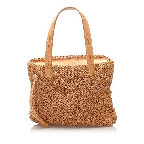 Chanel Woven Leather Satchel