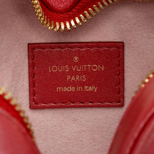 Louis Vuitton Monogram Lambskin Sac Coueur Heart on Chain