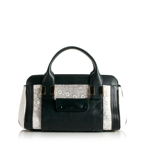 Chloe Leather Alice Mini Satchel