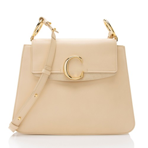 Chloe Calfskin C Medium Shoulder Bag