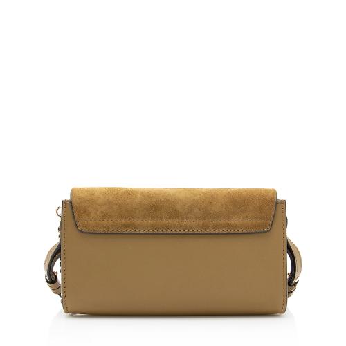 Chloe Calfskin Suede Faye Mini Shoulder Bag