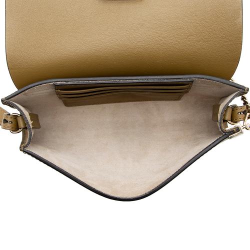 Chloe Calfskin Suede Faye Mini Shoulder Bag