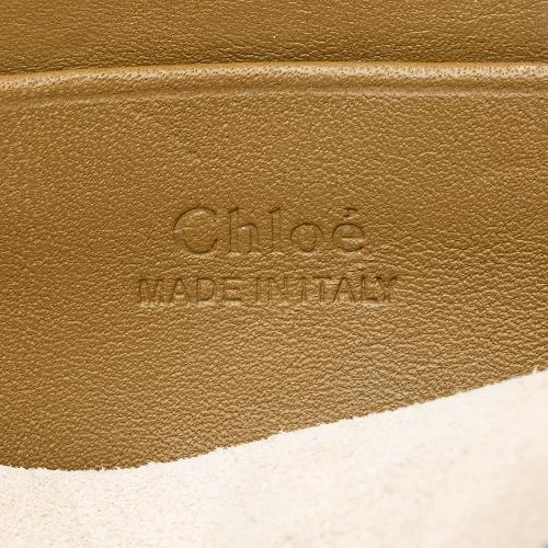 Chloe Calfskin Suede Faye Mini Shoulder Bag