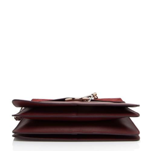 Chloe Calfskin Suede Faye Medium Shoulder Bag