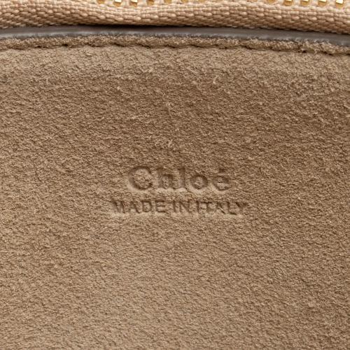 Chloe Calfskin Suede Faye Medium Shoulder Bag