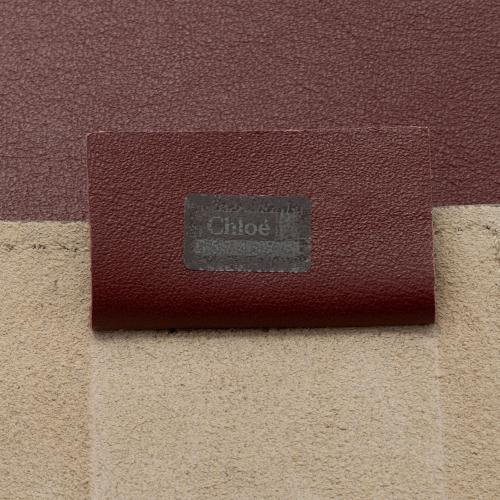 Chloe Calfskin Suede Faye Medium Shoulder Bag