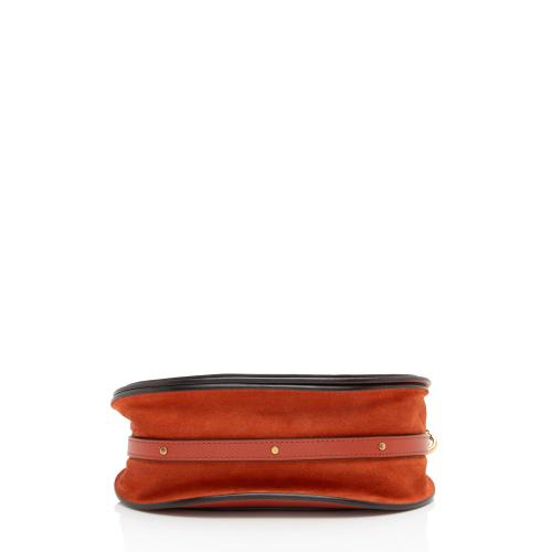 Chloe Calfskin Suede Nile Medium Bracelet Bag