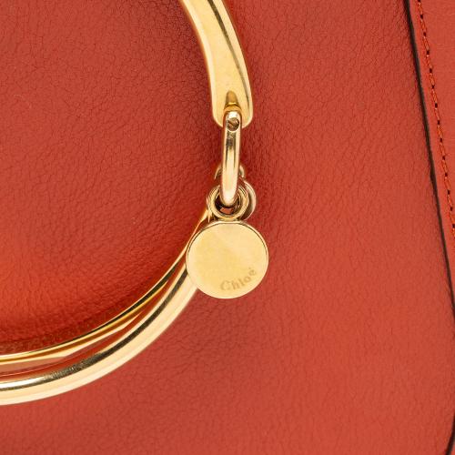 Chloe Calfskin Suede Nile Medium Bracelet Bag