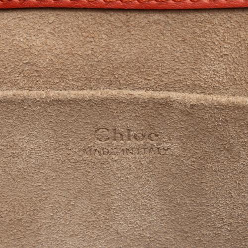 Chloe Calfskin Suede Nile Medium Bracelet Bag