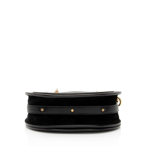 Chloe Calfskin Suede Nile Small Bracelet Bag