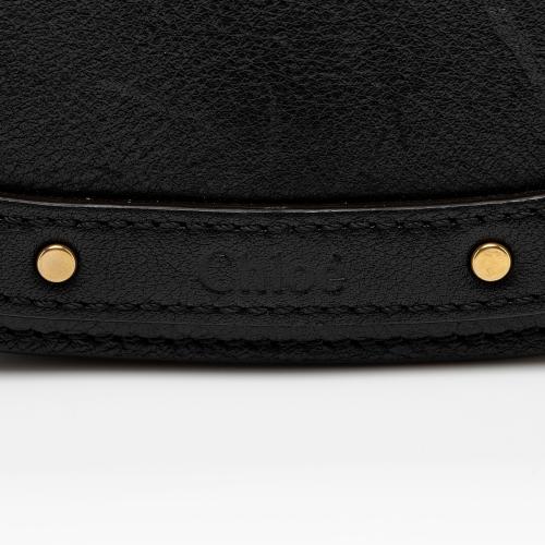 Chloe Calfskin Suede Nile Small Bracelet Bag