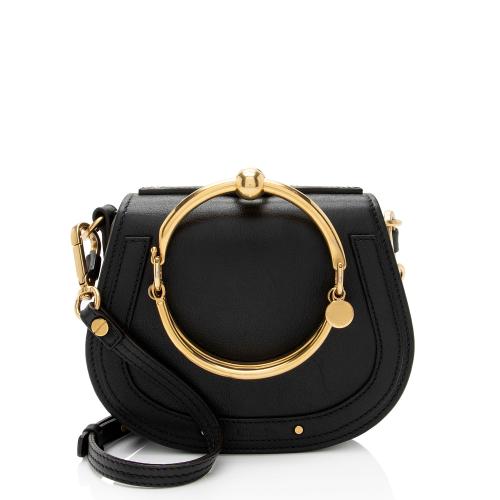 Chloe Calfskin Suede Nile Small Bracelet Bag