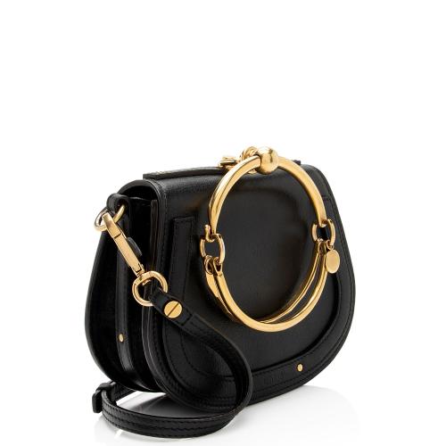 Chloe Calfskin Suede Nile Small Bracelet Bag