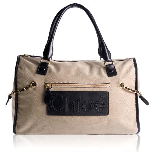 Chloe Canvas Haley Large Satchel