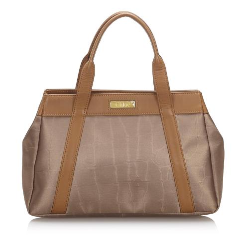 Chloe Canvas Small Tote