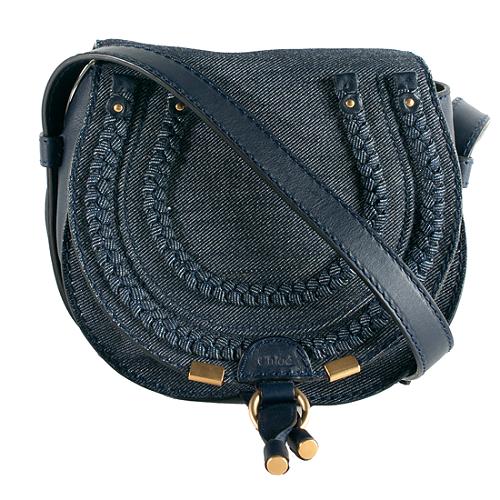 Chloe Denim Marcie Mini Crossbody