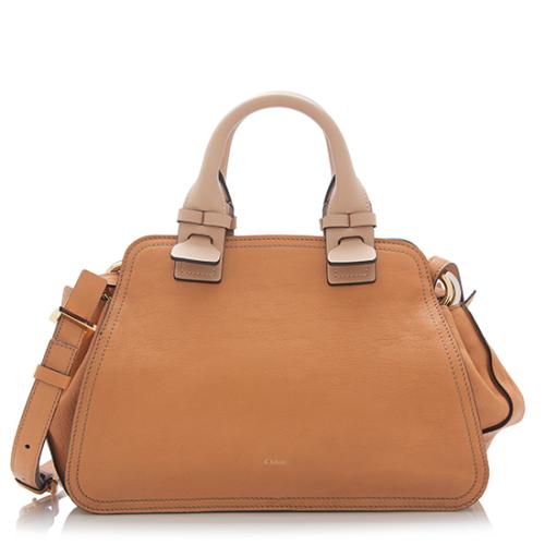 Chloe Lambskin Small Fynn Satchel