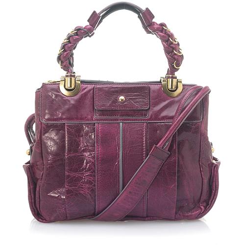 Chloe Heloise Plum Leather Tote 