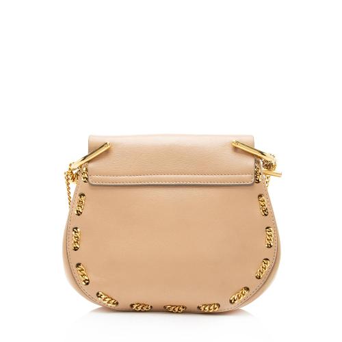 Chloe Lambskin Drew Chain Embellished Mini Shoulder Bag