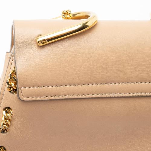 Chloe Lambskin Drew Chain Embellished Mini Shoulder Bag