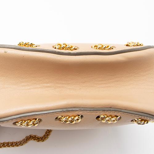 Chloe Lambskin Drew Chain Embellished Mini Shoulder Bag