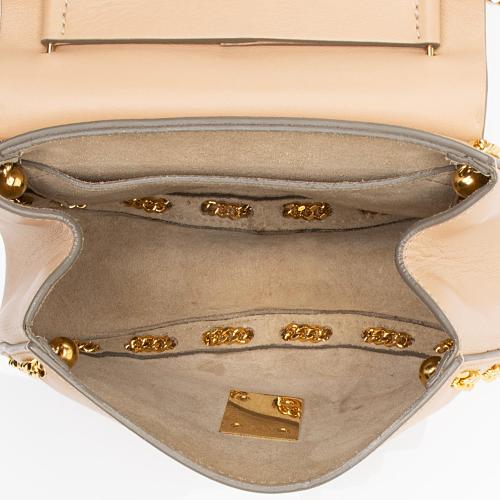 Chloe Lambskin Drew Chain Embellished Mini Shoulder Bag